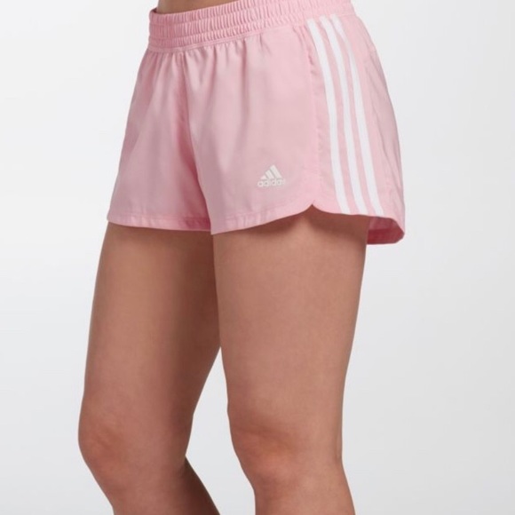 pink adidas shorts womens